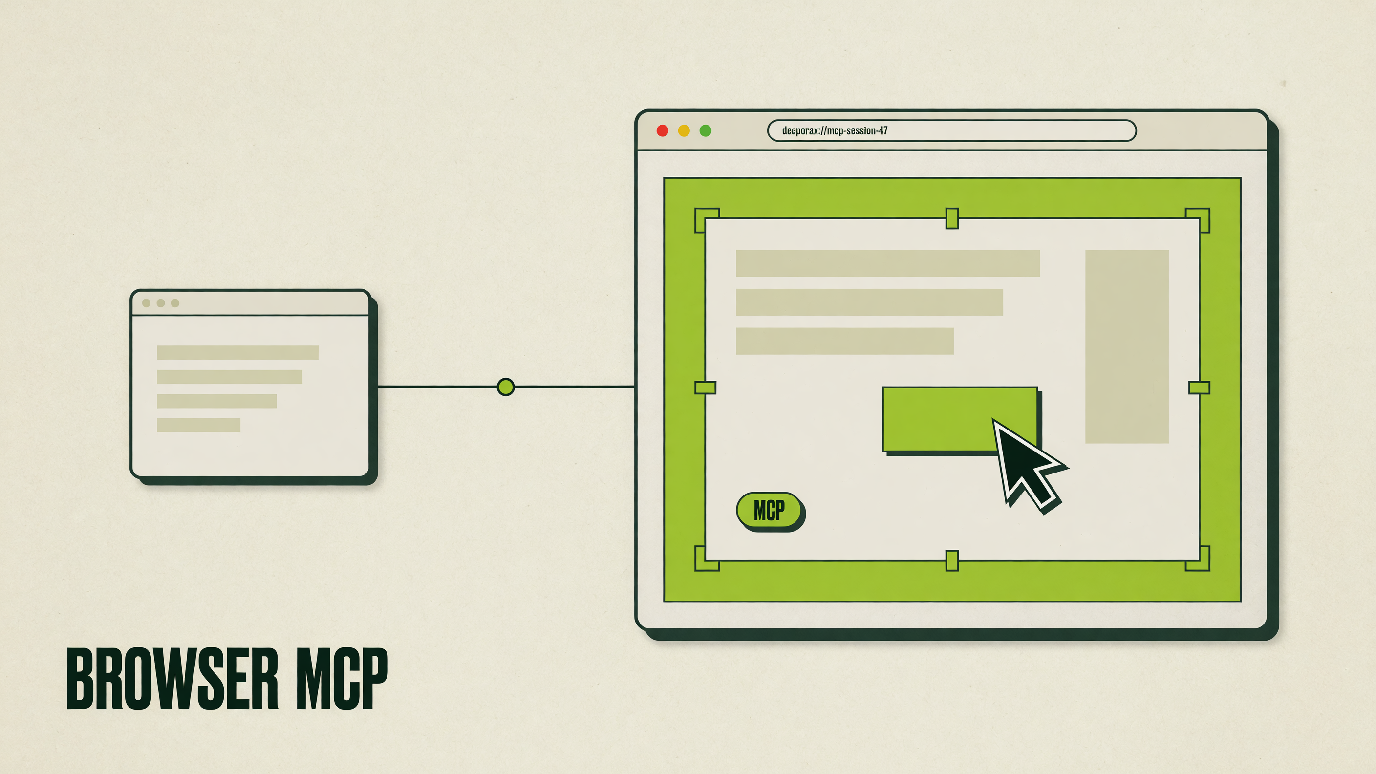 Deeporax Browser MCP product shot