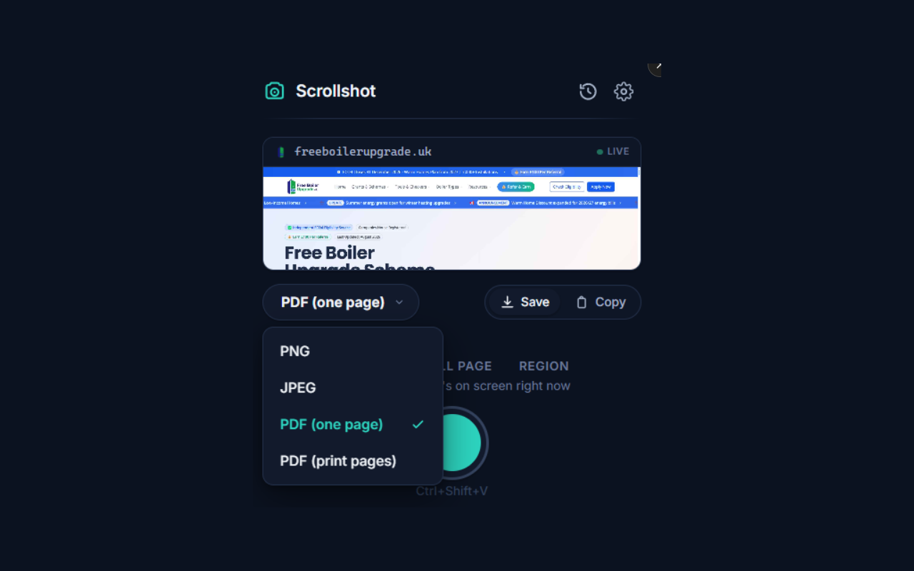 Scrollshot — Full Page Screenshot screenshot